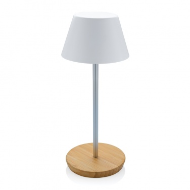 Logotrade promotional items photo of: Pure Glow RCS usb-rechargeable recycled plastic table lamp
