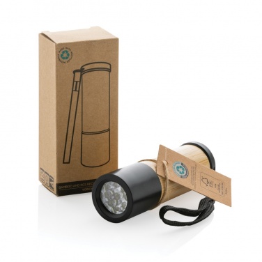 Logo trade promotional products picture of: Bamboo and RCS certfied recycled plastic torch