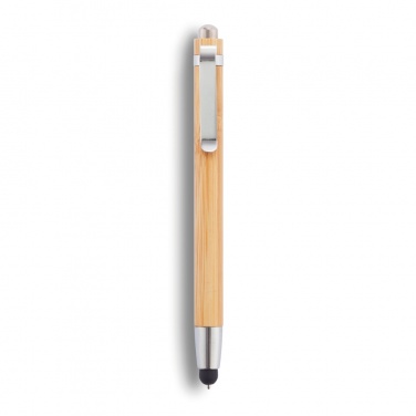 Logo trade promotional products image of: Bamboo stylus pen