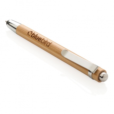 Logo trade promotional gifts picture of: Bamboo stylus pen
