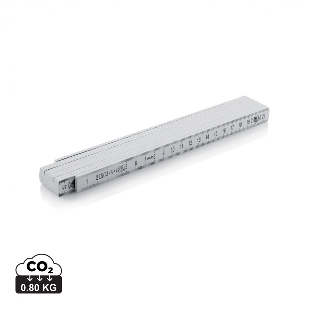 Logotrade promotional item picture of: Fibreglass folding rule