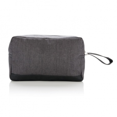 Logo trade promotional merchandise picture of: Classic two tone toiletry bag