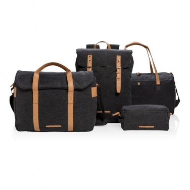 Logo trade corporate gifts picture of: Canvas toiletry bag PVC free