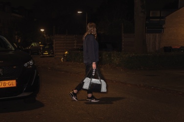 Logotrade advertising product image of: AWARE™ RPET Reflective weekend bag