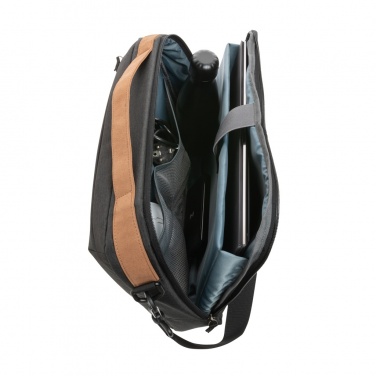 Logotrade promotional merchandise picture of: Impact AWARE™ 300D two tone deluxe 15.6" laptop bag