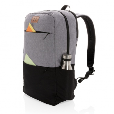 Logotrade promotional merchandise picture of: Modern 15.6" USB & RFID laptop backpack PVC free