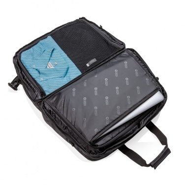 Logo trade advertising products picture of: Swiss Peak RFID duffle with suitcase opening