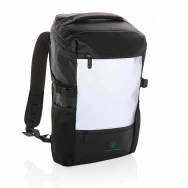 Logo trade promotional giveaway photo of: PU high visibility easy access 15.6" laptop backpack