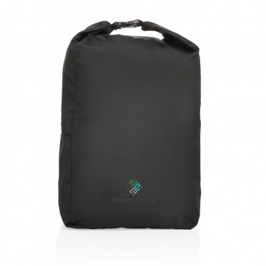 Logotrade promotional gift image of: Impact AWARE™ RPET lightweight rolltop backpack