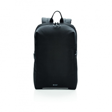 Logotrade corporate gift image of: Swiss Peak AWARE™ RFID and USB A laptop backpack