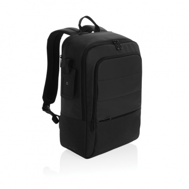 Logo trade promotional items image of: Armond AWARE™ RPET 15.6 inch deluxe laptop backpack
