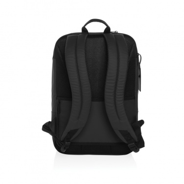 Logo trade promotional merchandise picture of: Armond AWARE™ RPET 15.6 inch deluxe laptop backpack