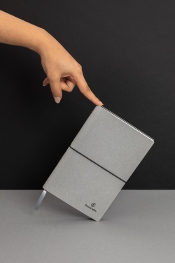 Logo trade promotional merchandise image of: A5 recycled leather notebook