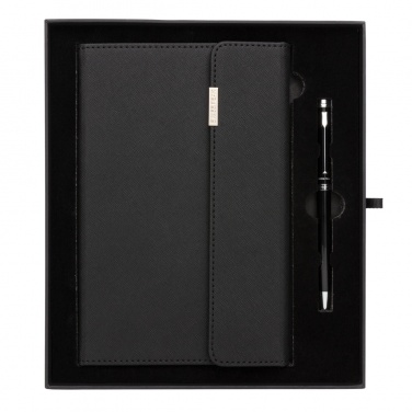 Logotrade advertising product image of: Swiss Peak deluxe A5 notebook and pen set