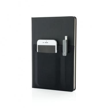 Logotrade promotional item image of: A5 Deluxe notebook with smart pockets