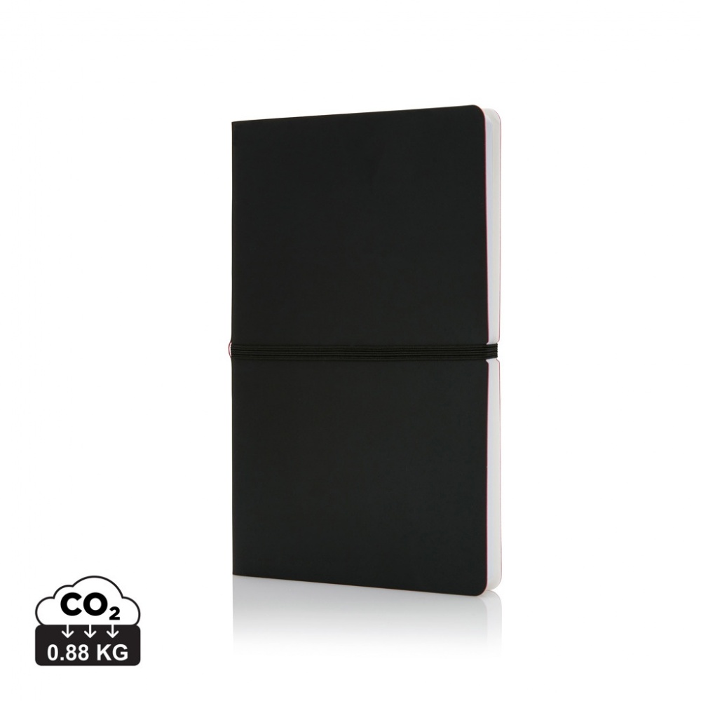 Logo trade corporate gift photo of: Deluxe softcover A5 notebook