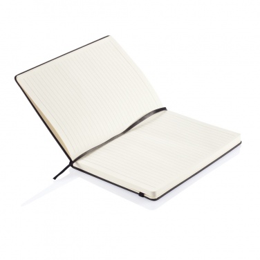 Logo trade promotional giveaway photo of: Deluxe hardcover PU A5 notebook