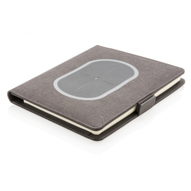 Logotrade corporate gift picture of: Air 5W wireless charging notebook cover A5