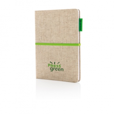 Logotrade promotional giveaways photo of: A5 jute notebook