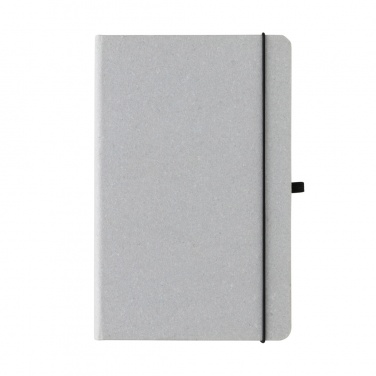 Logo trade promotional gifts picture of: Recycled leather hardcover notebook A5