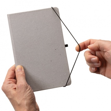 Logotrade advertising product image of: Recycled leather hardcover notebook A5