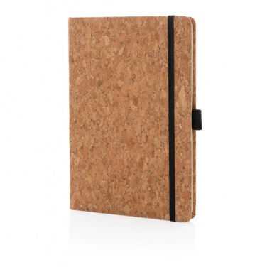Logo trade promotional item photo of: Cork hardcover notebook A5