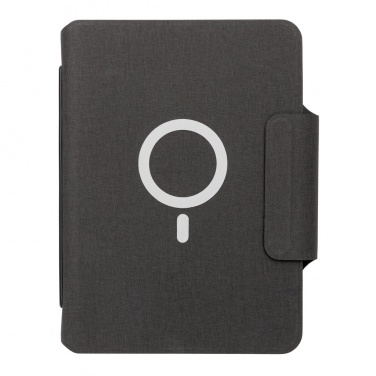 Logotrade promotional merchandise image of: Artic Magnetic 10W wireless charging A5 notebook