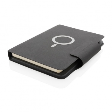 Logo trade promotional products picture of: Artic Magnetic 10W wireless charging A5 notebook
