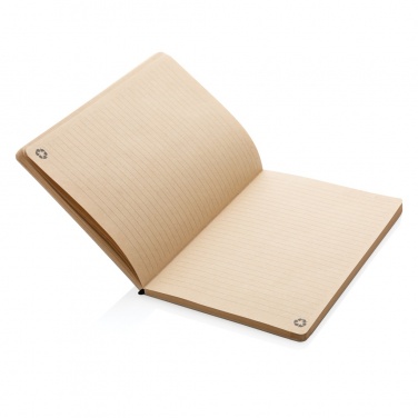 Logo trade promotional items picture of: A5 cork & kraft notebook