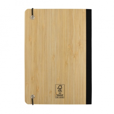 Logo trade promotional products image of: Scribe bamboo A5 Notebook