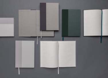 Logo trade promotional giveaway photo of: Words GRS certified RPET & Kraft A5 notebook