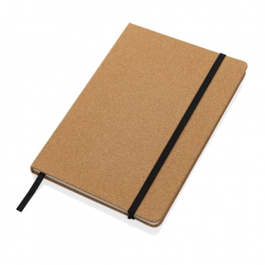 Logotrade promotional item image of: Stoneleaf A5 cork and stonepaper notebook