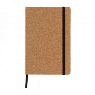 Logo trade advertising products picture of: Stoneleaf A5 cork and stonepaper notebook