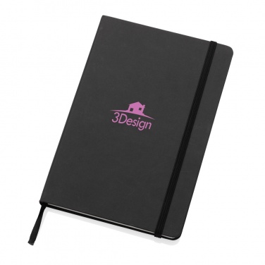 Logo trade promotional merchandise picture of: Craftstone A5 recycled kraft and stonepaper notebook