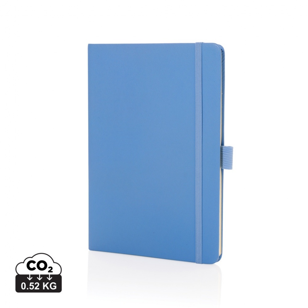 Logo trade promotional products picture of: Sam A5 RCS certified bonded leather classic notebook