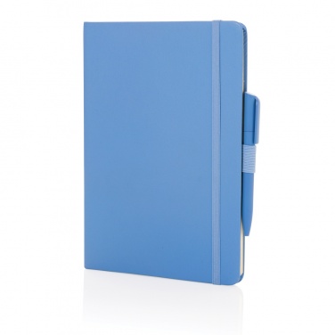 Logo trade promotional merchandise picture of: Sam A5 RCS certified bonded leather classic notebook