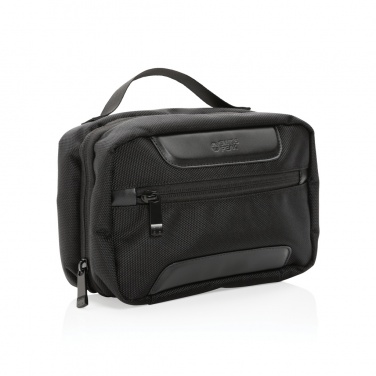 Logotrade promotional products photo of: Swiss Peak AWARE™ RPET Voyager toiletry bag