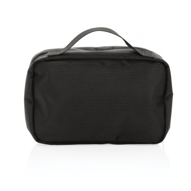 Logo trade promotional giveaways picture of: Swiss Peak AWARE™ RPET Voyager toiletry bag