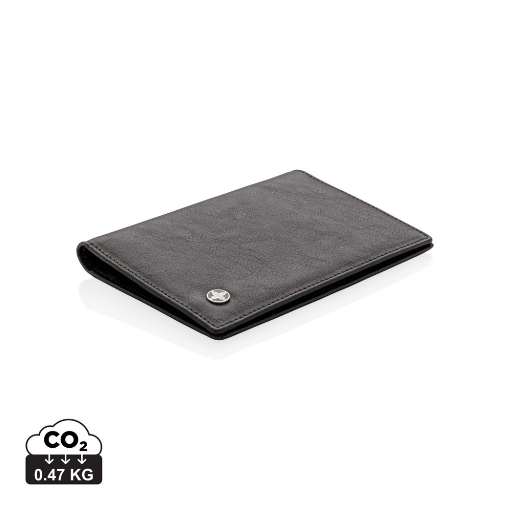 Logo trade promotional items image of: RFID anti-skimming passport holder