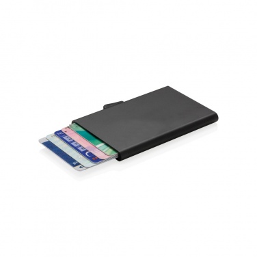 Logo trade corporate gifts image of: C-Secure aluminium RFID card holder