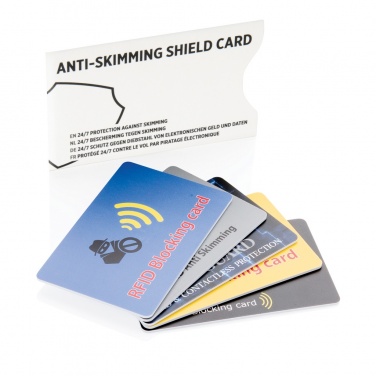 Logotrade promotional giveaways photo of: Anti-skimming RFID shield card with active jamming chip