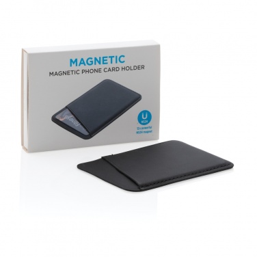 Logo trade promotional merchandise picture of: Magnetic phone card holder