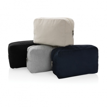 Logotrade promotional products photo of: Impact Aware™ 285 gsm rcanvas toiletry bag undyed