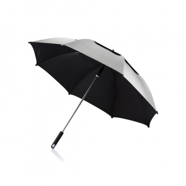 Logo trade promotional items image of: 27” Hurricane storm umbrella