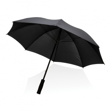 Logo trade business gifts image of: 23" Impact AWARE™ RPET 190T Storm proof umbrella