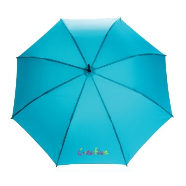 Logo trade business gift photo of: 23" Impact AWARE™ RPET 190T standard auto open umbrella