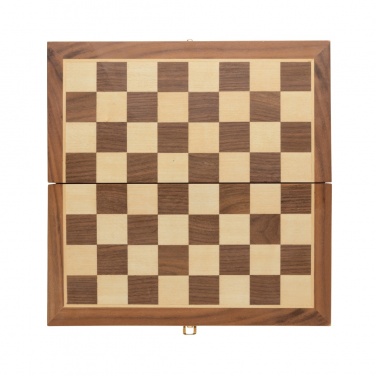 Logotrade corporate gift image of: Luxury wooden foldable chess set
