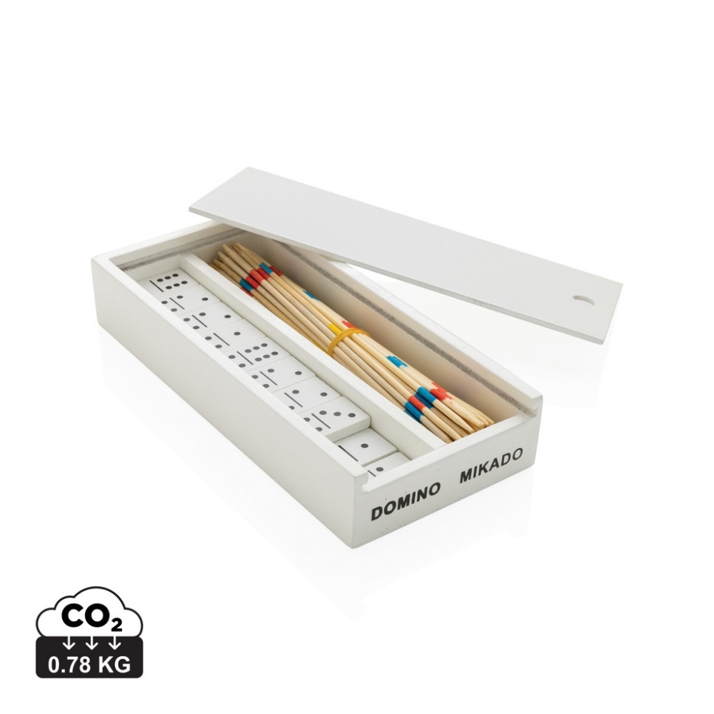 Logotrade promotional giveaways photo of: Deluxe mikado/domino in wooden box