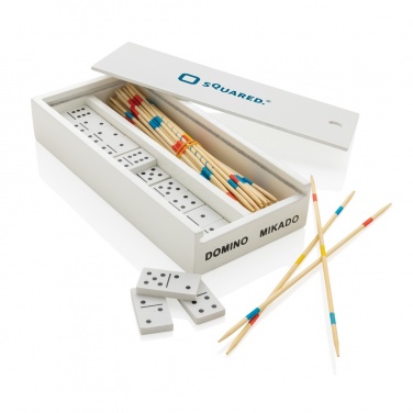 Logotrade promotional merchandise photo of: Deluxe mikado/domino in wooden box