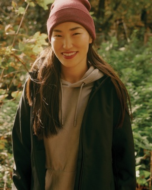 Logotrade promotional gift image of: Iqoniq Makalu women recycled polyester soft shell jacket